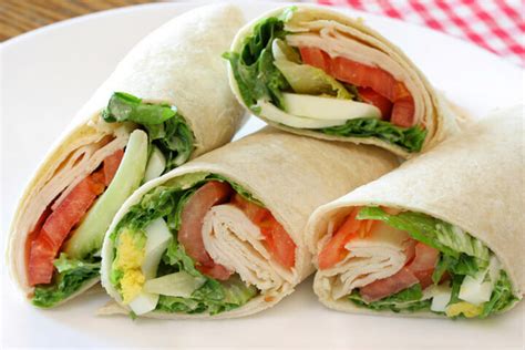 Example Of Wrap/Rolled Sandwiches