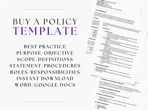 Example Policies At School