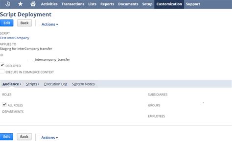 Example Script Netsuite