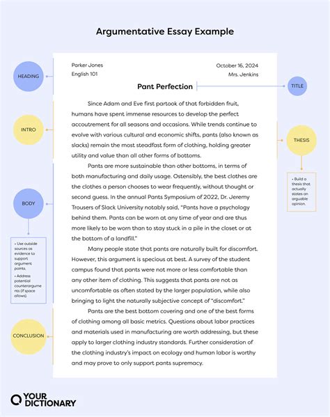 example text of argumentative text