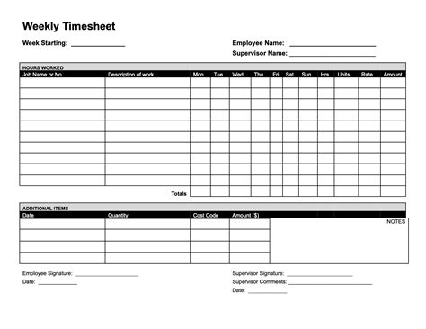 example timesheet for contractors