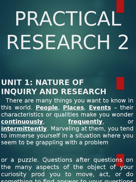 example topic of practical research 2