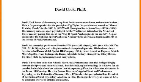 (PDF) Brief Biographical Statement | Dr. Brian R. Sinclair - Academia.edu