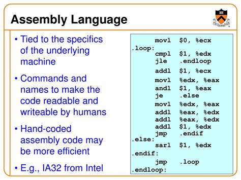 examples assembly language