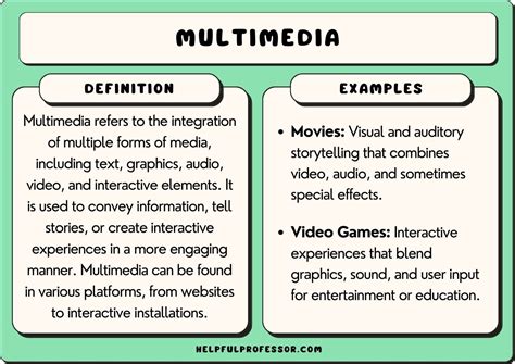 Examples For Multimedia