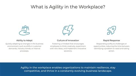 Examples Of Agility In The Workplace