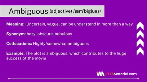 examples of ambiguous words include mcq