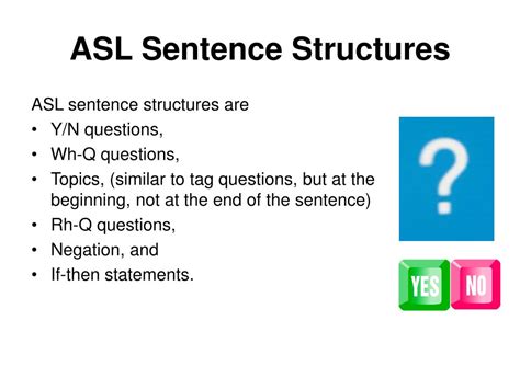 Examples Of Asl Sentence Structure