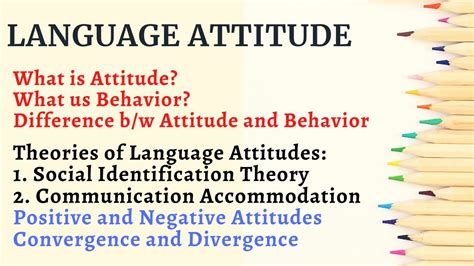 examples of attitudes to language in communication studies
