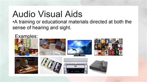 Examples Of Audio Visual Instructional Materials