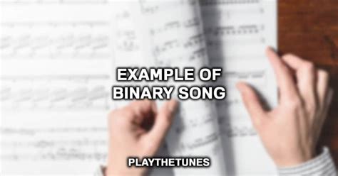 examples of binary form songs tagalog