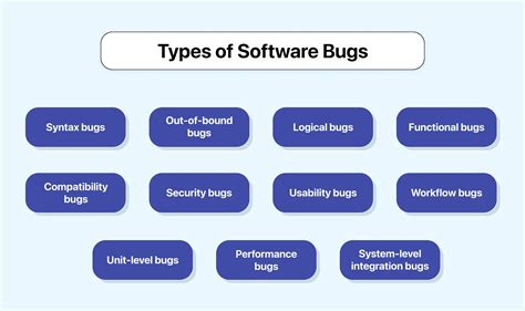 examples of bugs in software