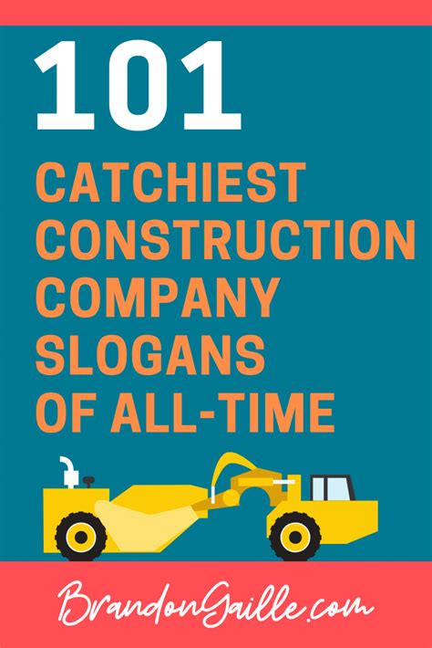 Examples Of Catchy Construction Slogans
