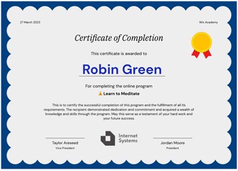 Examples Of Certificate Programs