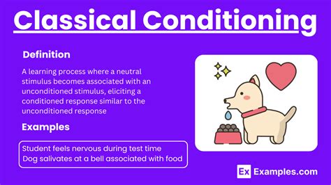 Examples Of Classical Conditioning Definition