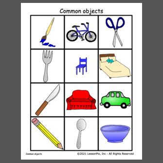 examples of common objects