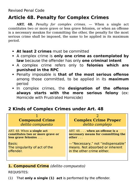 examples of complex crime