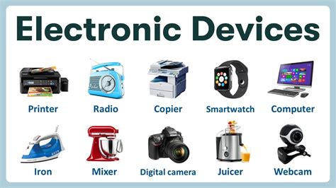 examples of computerized electronic devices and their uses