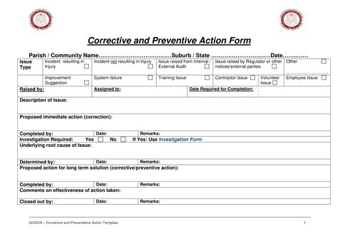 examples of corrective action in laboratory