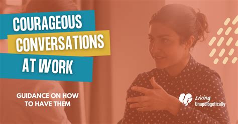 examples of courageous conversations at work