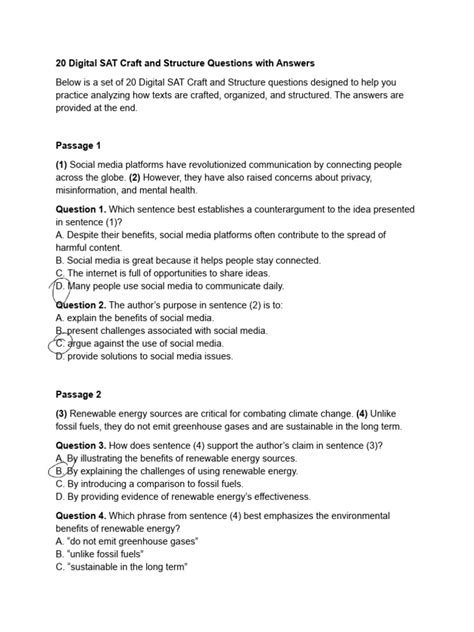 Examples Of Craft And Structure Questions