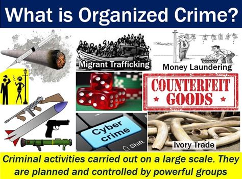 examples of criminal activities