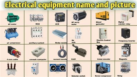 Examples Of Electrical Equipments