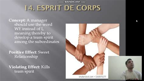 examples of esprit de corps