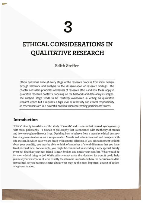 examples of ethical considerations in research pdf