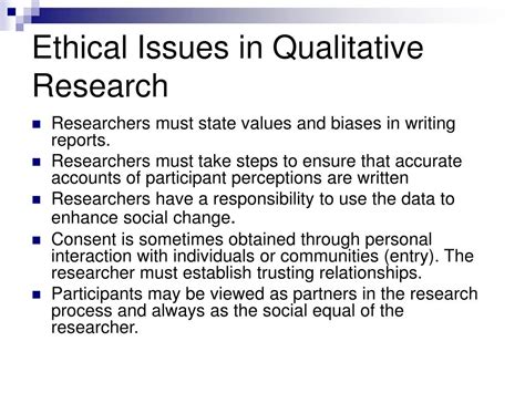 examples of ethical issues in qualitative research