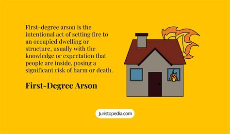 examples of first degree arson