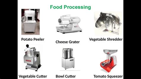 Examples Of Food Processing Equipment