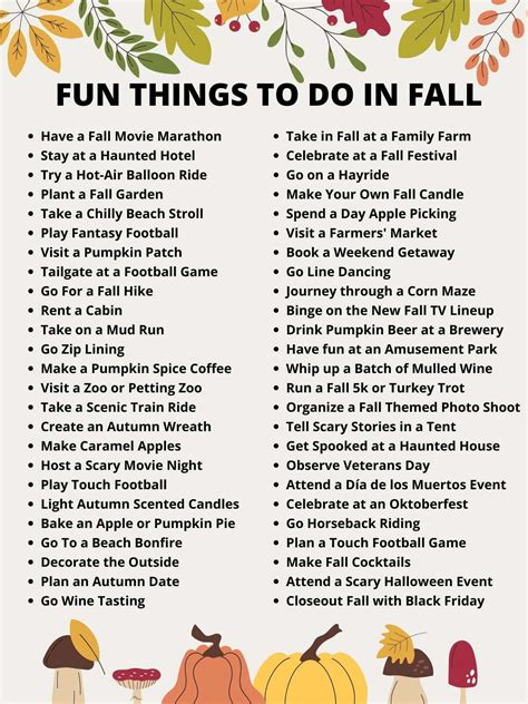examples of fun things to do