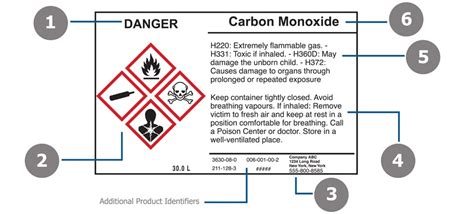 Examples Of Ghs Labels