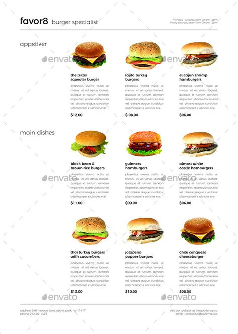 examples of hamburger menu