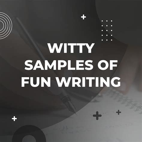 Examples Of Humorous Writing