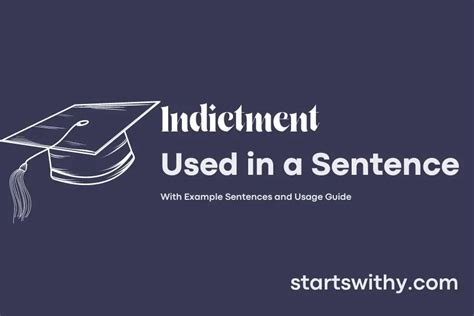 examples of indictment used in a sentence