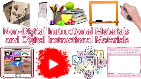 examples of instructional materials and their uses