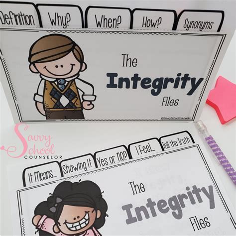 examples of integrity in school for students
