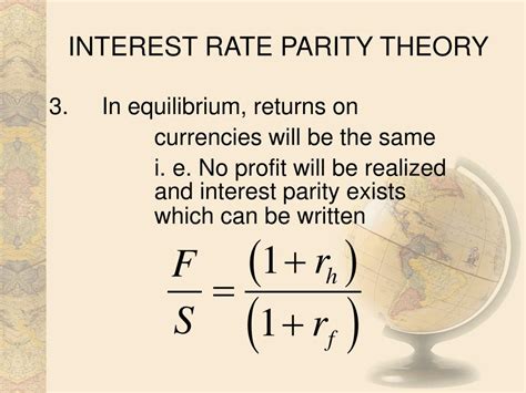 Examples Of Interest Rate Parity Theory