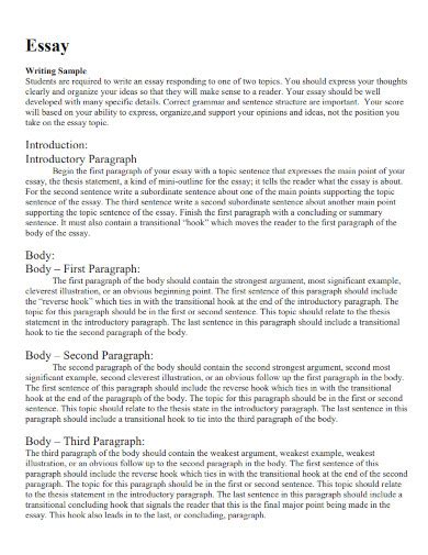 examples of introduction paragraph 4th grade