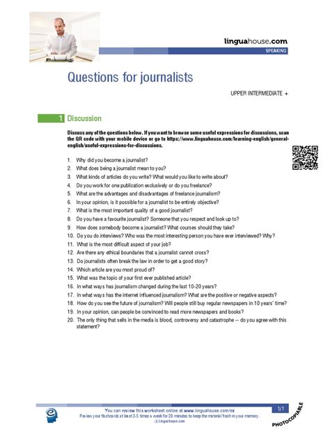Examples Of Journalism Questions