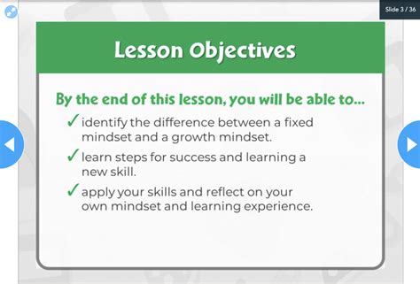 examples of learning objectives in lesson plan