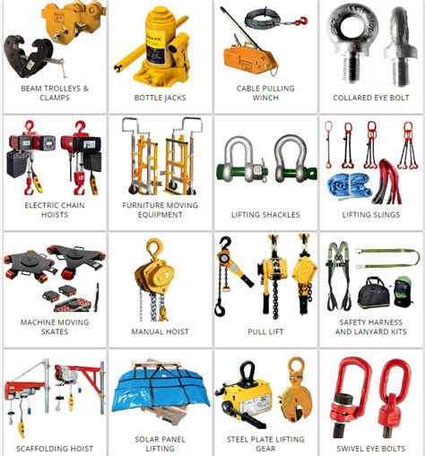 Examples Of Lifting Accessories