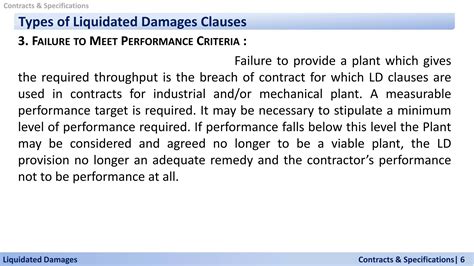 examples of liquidated damages clauses in contracts
