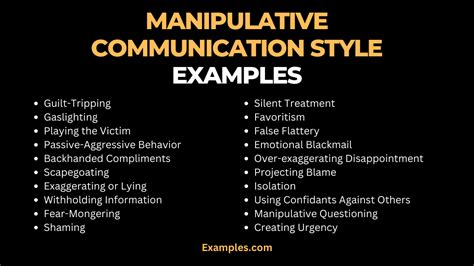 Examples Of Manipulative Questions