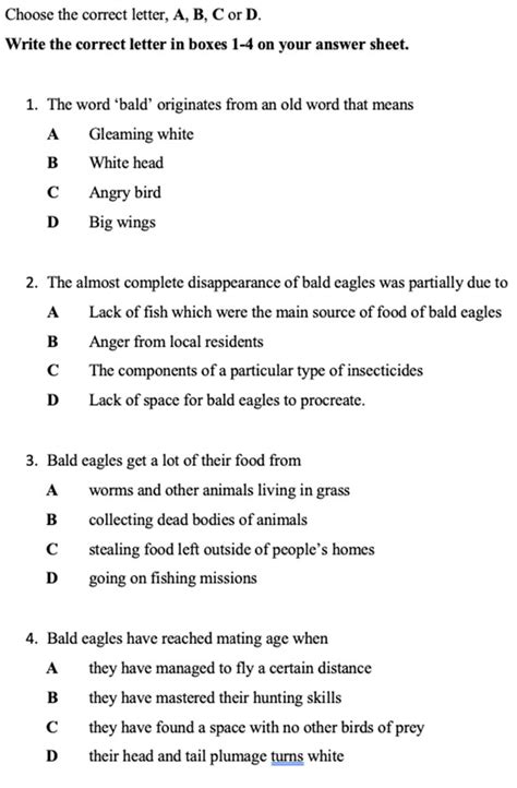 examples of multiple choice questions