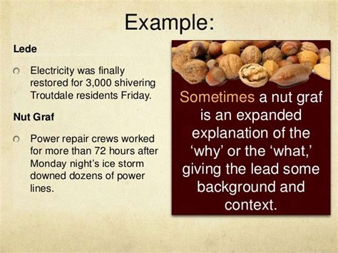 Examples Of Nut Grafs