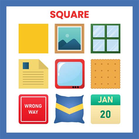 49+ Square Shape Object Clipart Images Ugot