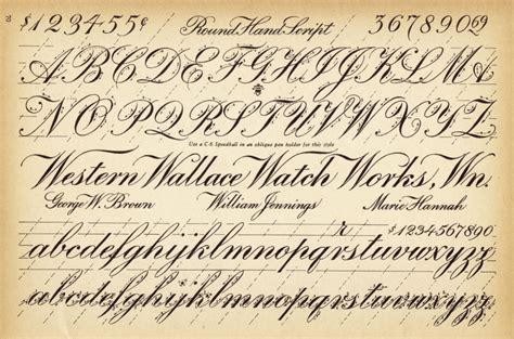 examples of old cursive handwriting